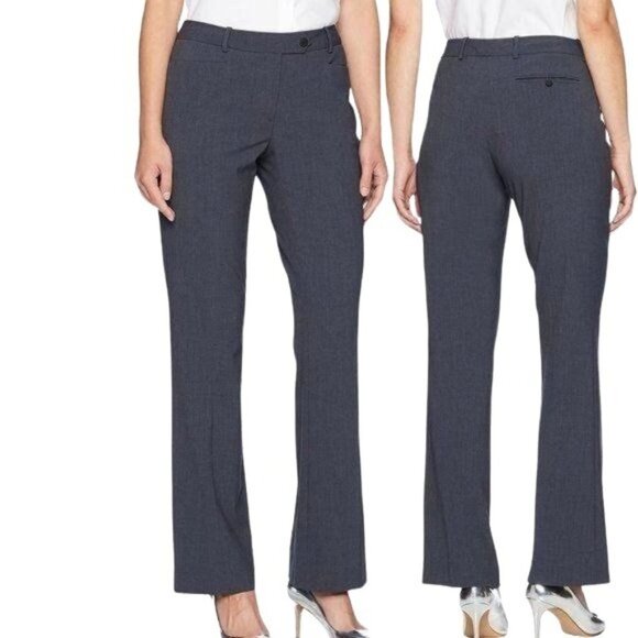 CALVIN KLEIN Charcoal Tweed Suit Trousers Dress Pants Slacks Size 6
